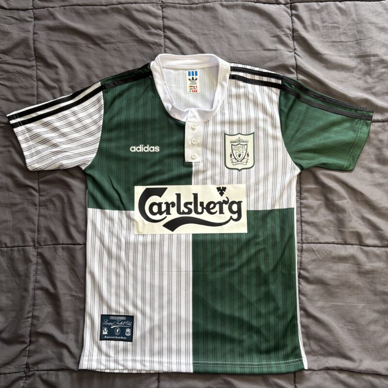 Camiseta Liverpool 1996 suplente - Sin dorsal