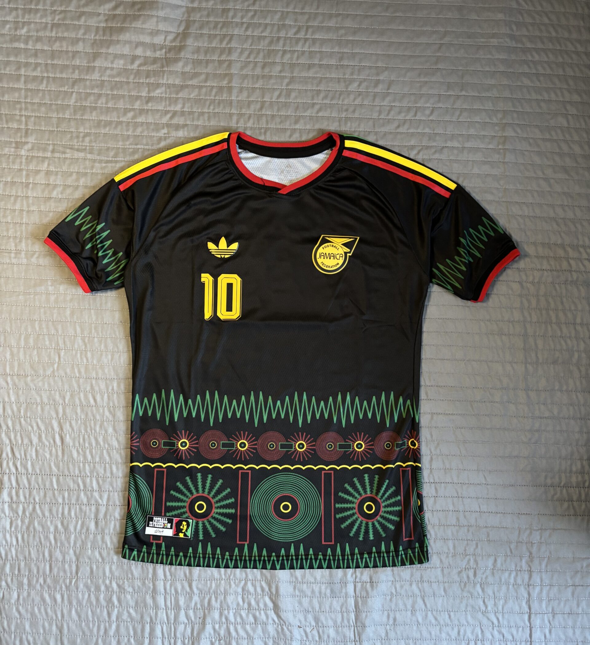 Camiseta Jamaica suplente Mundial 2026 - Marley