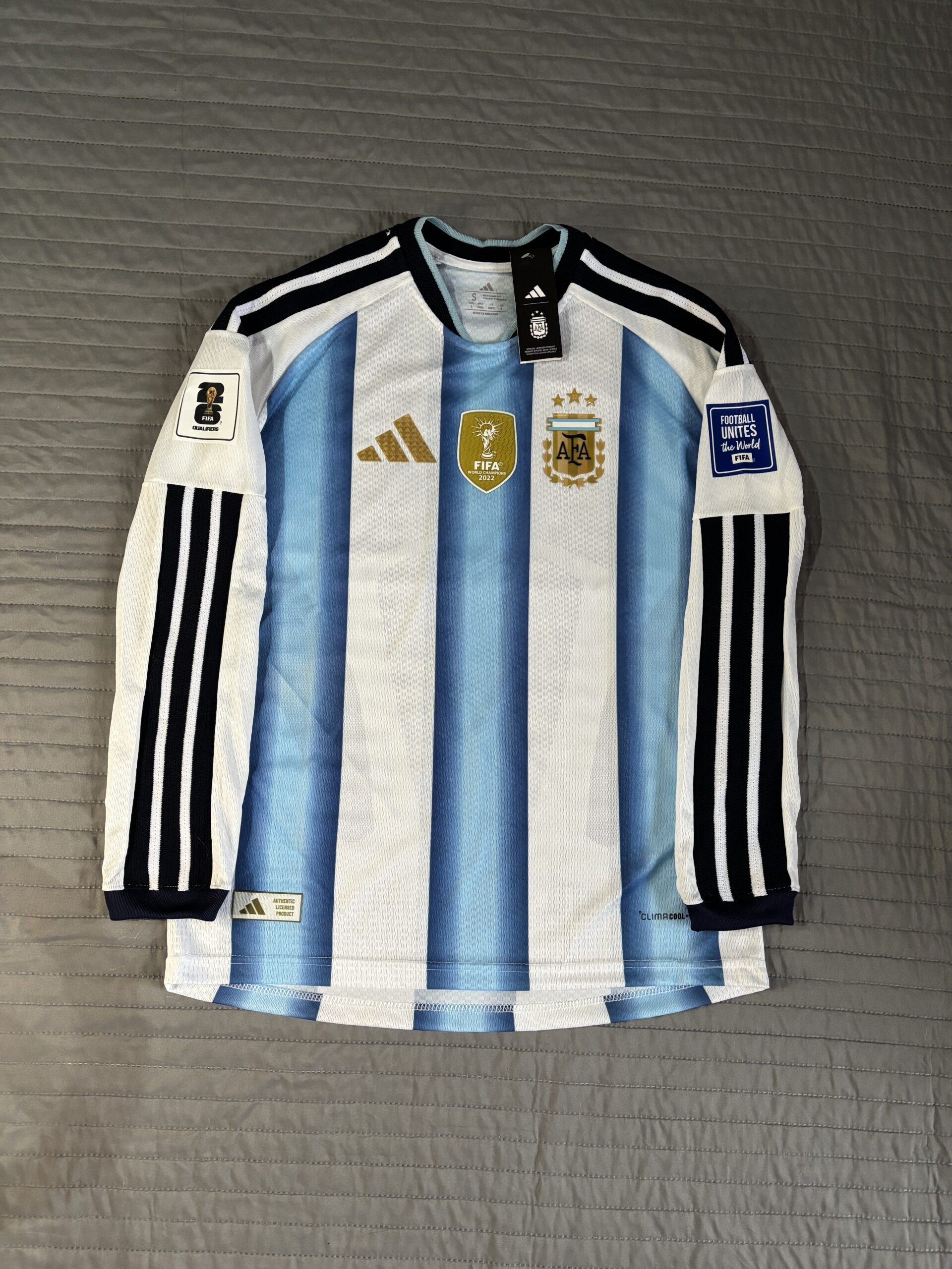 Camiseta Argentina titular 2026 - Manga larga (IMPORTADA)