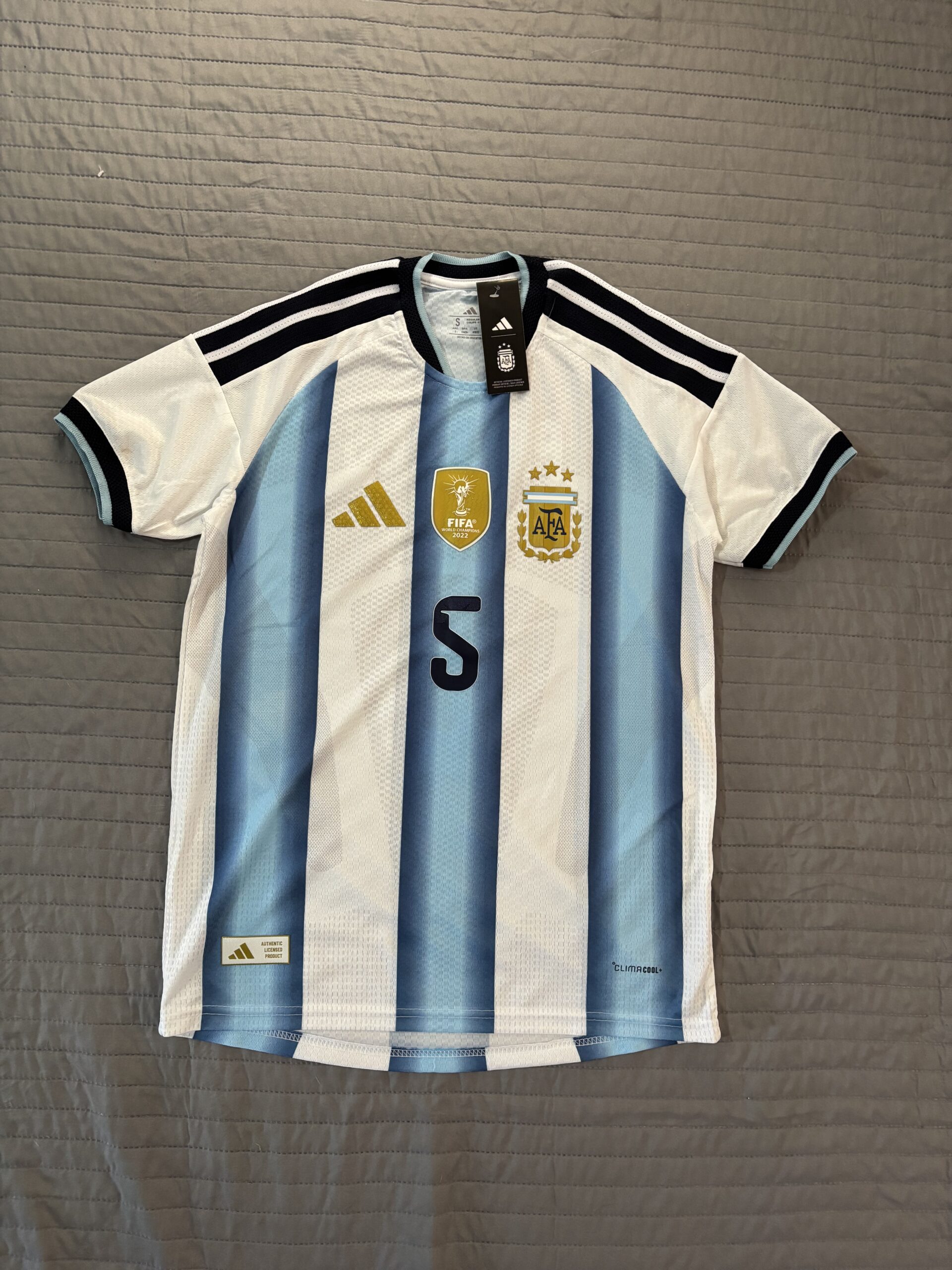 Camiseta Argentina titular Mundial 2026 - Paredes