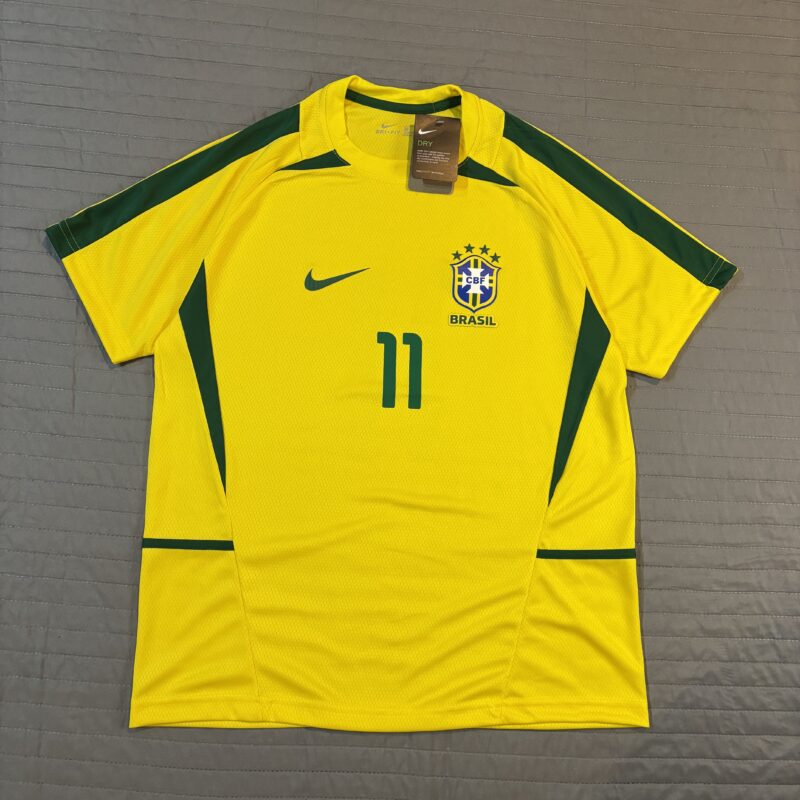 Camiseta Brasil 2002 titular - Ronaldinho